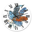 thumbnail image 2 of Designart 1 in Quartz Bohemian Wall Clock, 2 of 5