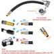thumbnail image 4 of Manguera de bomba de neumáticos, conector de inflador, bomba de inflado de abrazadera de neumáticos de coche portátil, tubo de extensión, adaptador, adecuado para bicicleta, moto, coche, 4 of 5