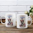 thumbnail image 3 of Happy Birthday Cute Puppy Boston Terrier with Cake Gifts Party Hat Mug Gentleman Dog Lover Gifts Coffee Tea Cup - 00029, 3 of 4