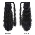 thumbnail image 3 of Tereshar Synthetic Corn Wave Ponytail Extension Clip in Long Wavy Curly Wrap Around Pony Tail Heat Resistant Hairpiece for Women, 3 of 10