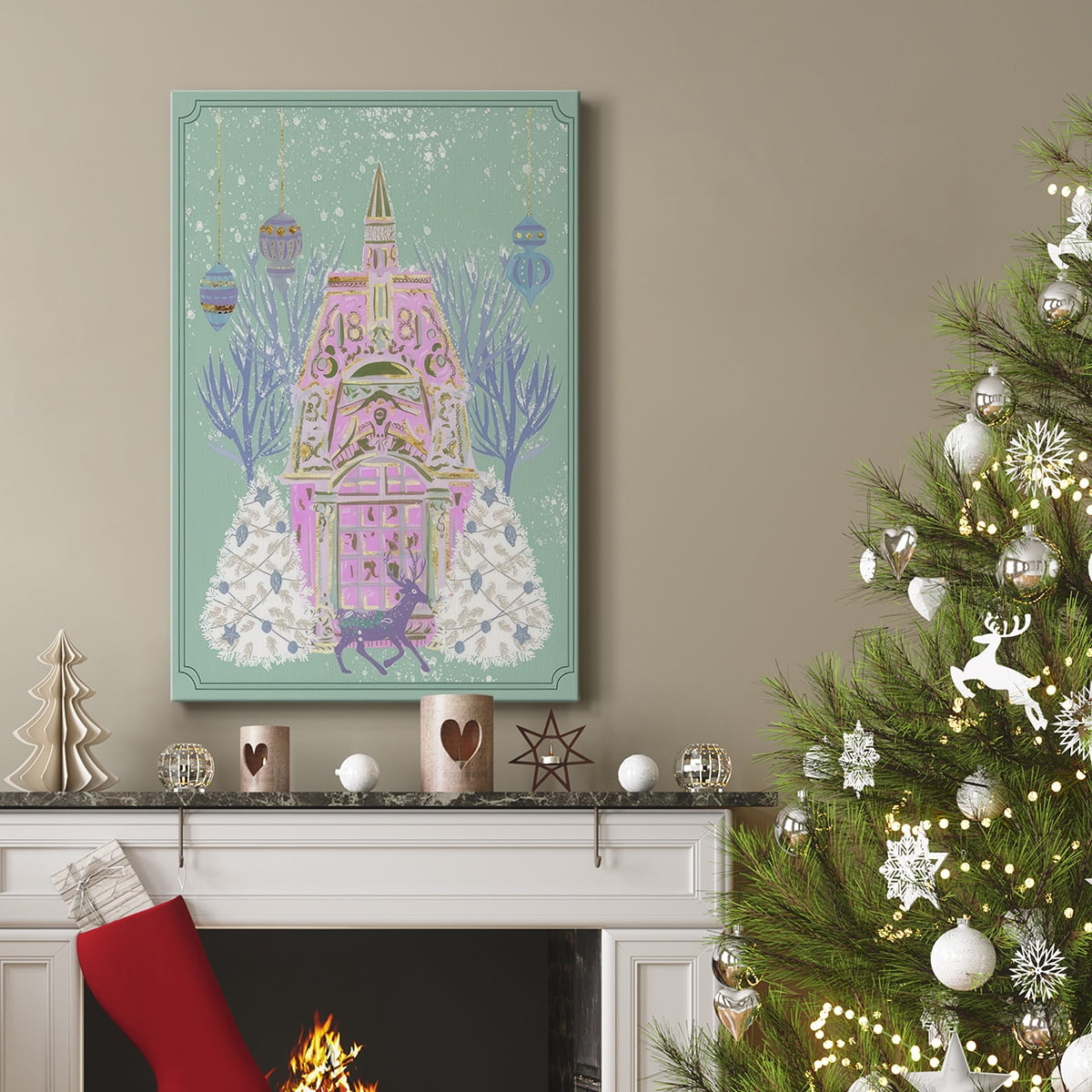 Winter Holidays I- Gallery Wrapped Canvas