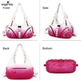 thumbnail image 5 of Angelkiss Hobo Shouder Purses for Women Crossbody Bag with Adjustable Long Straps Ultra Soft with Multiple Pockets, 5 of 5