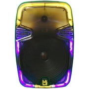 MR DJ PL15FLAME 15 Portable Translucent Bluetooth Speaker + Speaker Stand