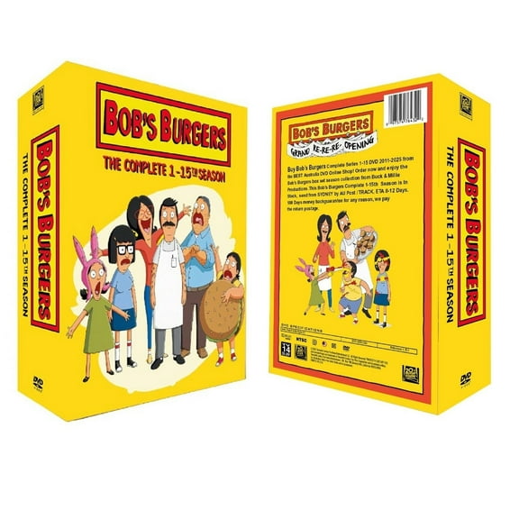 BOB’S BURGERS – Complete DVD Box Set: Seasons 1 through 15 (42 Discs)