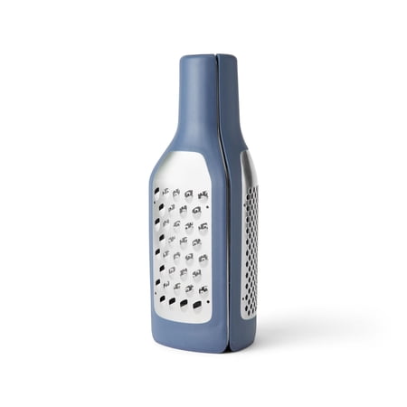 Chef n Tower Grater with Three Moving Grates  Indigo
