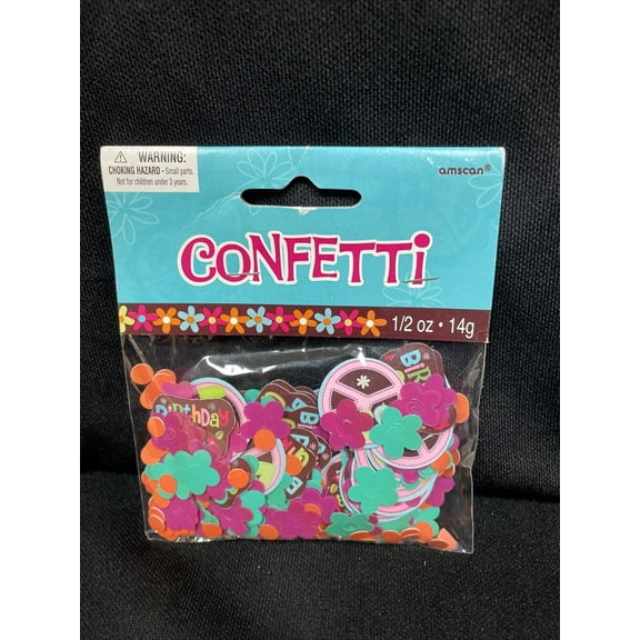 Amscan Hippie Chick Confetti (0.5oz)