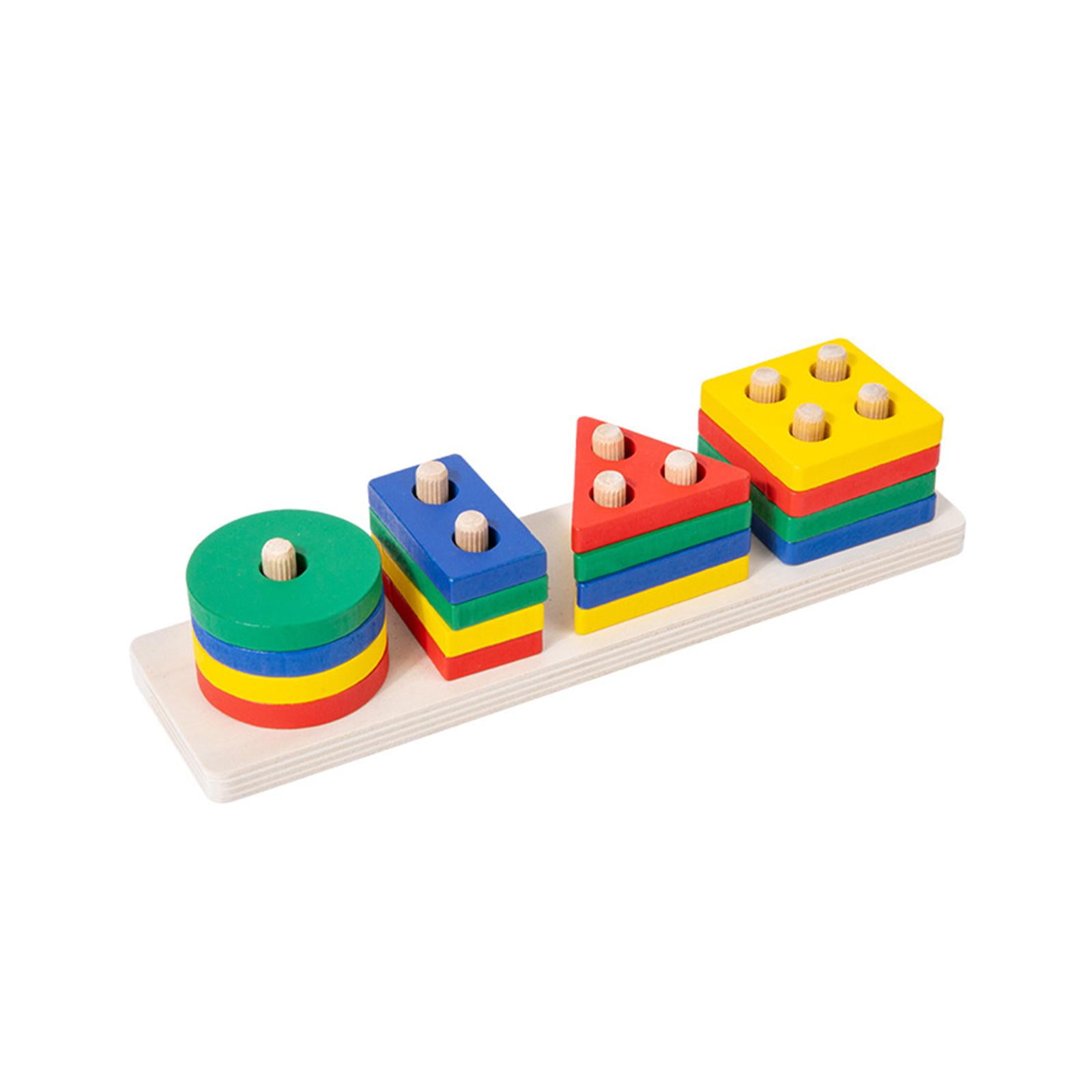 Wooden Sorting Stacking Toy, Wooden Sorting Stacking ,montessori Toys