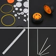 thumbnail image 2 of Peahefy Gears Set, Plastic Gears Kit,78pcs Plastic Gears Pulley Belt Worm Rack Kits Gear Set Shaft Belt DIY Set Accessories, 2 of 8