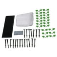 Greenhouse Hoops Grow Tunnel Kit Polyethylene Glass Fiber DIY Garden Hoops Support Frame