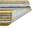 thumbnail image 7 of Better Trends 2 Piece Bathroom Rug Set 100% Polyester Soft Water Absorbent Non Slip Bath Mat Machine Washable Rug Griffie Collection - Yellow, 7 of 7