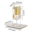 thumbnail image 2 of Rbaofujie Tea Kettle Refrigerator Cold Water Kettle with Faucet Large Capacity Cold Water Kettle Household Cold Brewing Kettle Cold Drink Bucket Tea Infuser, 2 of 5