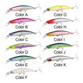 thumbnail image 2 of Multicolor Useful Crankbaits Sea fishing Minnow Lures Fish Hooks Long Casting Lure Sinking Minnow Baits COLOR K, 2 of 8