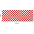 thumbnail image 7 of Red White Checkerboard Checkered Pattern Kitchen Rug Mat,Kitchen Runner Rugs Non Skid Washable,Decorative Kitchen Floor Mats for Kitchen,Sink,Laundry,17"x47.2", 7 of 7