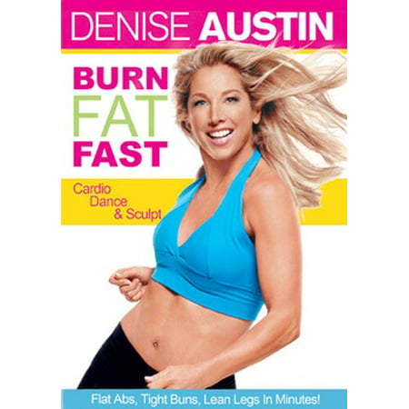 Denise Austin: Burn Fast Cardio Dance (DVD) (Best Fat Burn Cardio Workouts)
