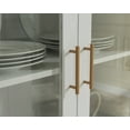 thumbnail image 2 of Home Source Display Storage Cabinet in White with Glass Doors, 2 of 3