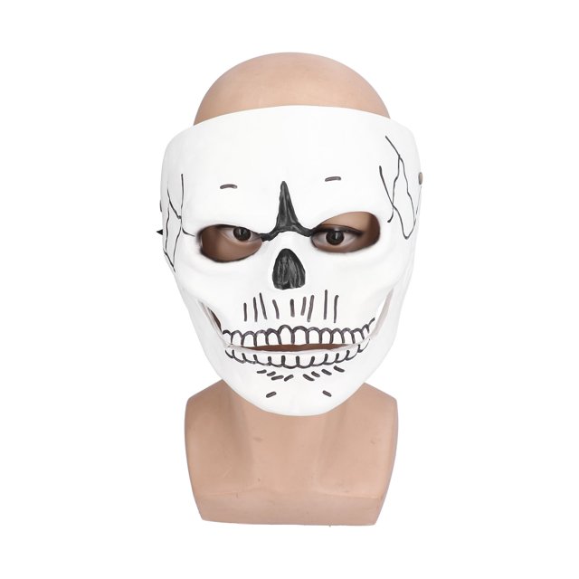 Máscara de miedo, máscara de Halloween, máscara de fiesta de calavera aterradora, máscara de resina, experiencia incomparable