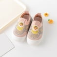 thumbnail image 2 of B91xZ Essentiels pour Bébé Chaussures Légères Décontractées Espadrilles à Sangle Réglable Classiques, Rose 9, 2 of 4
