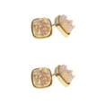 thumbnail image 2 of Sonducket Pendientes de tuerca, joyería elegante, regalos, estilo Simple, elegante, brillante, pendientes de tuerca para mujer, adorno de vestir para tipo 5 2piezas Sonducket CBP374555, 2 of 5