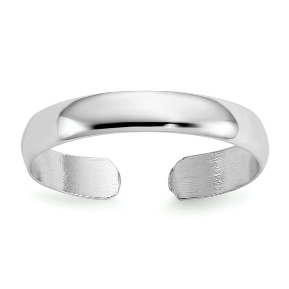 Primal Gold 14 Karat White Gold Toe Ring