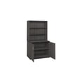 thumbnail image 2 of Legacy 29" Storage Cabinet with Open Hutch- Ash Grey, 2 of 4