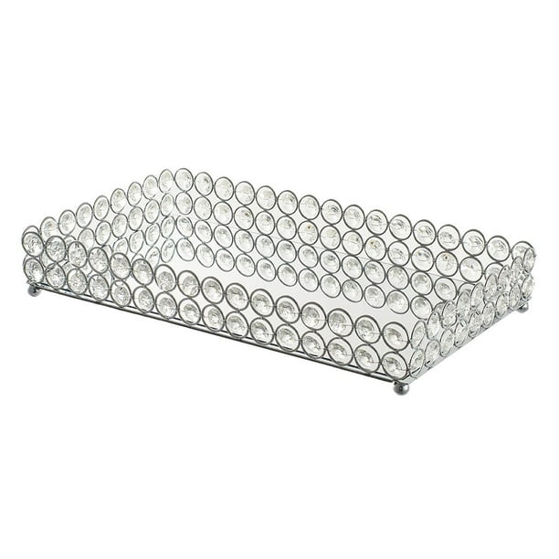 Bandeja de Maquillaje de Vanidad Sunnimix Cristal 35x20x5cm