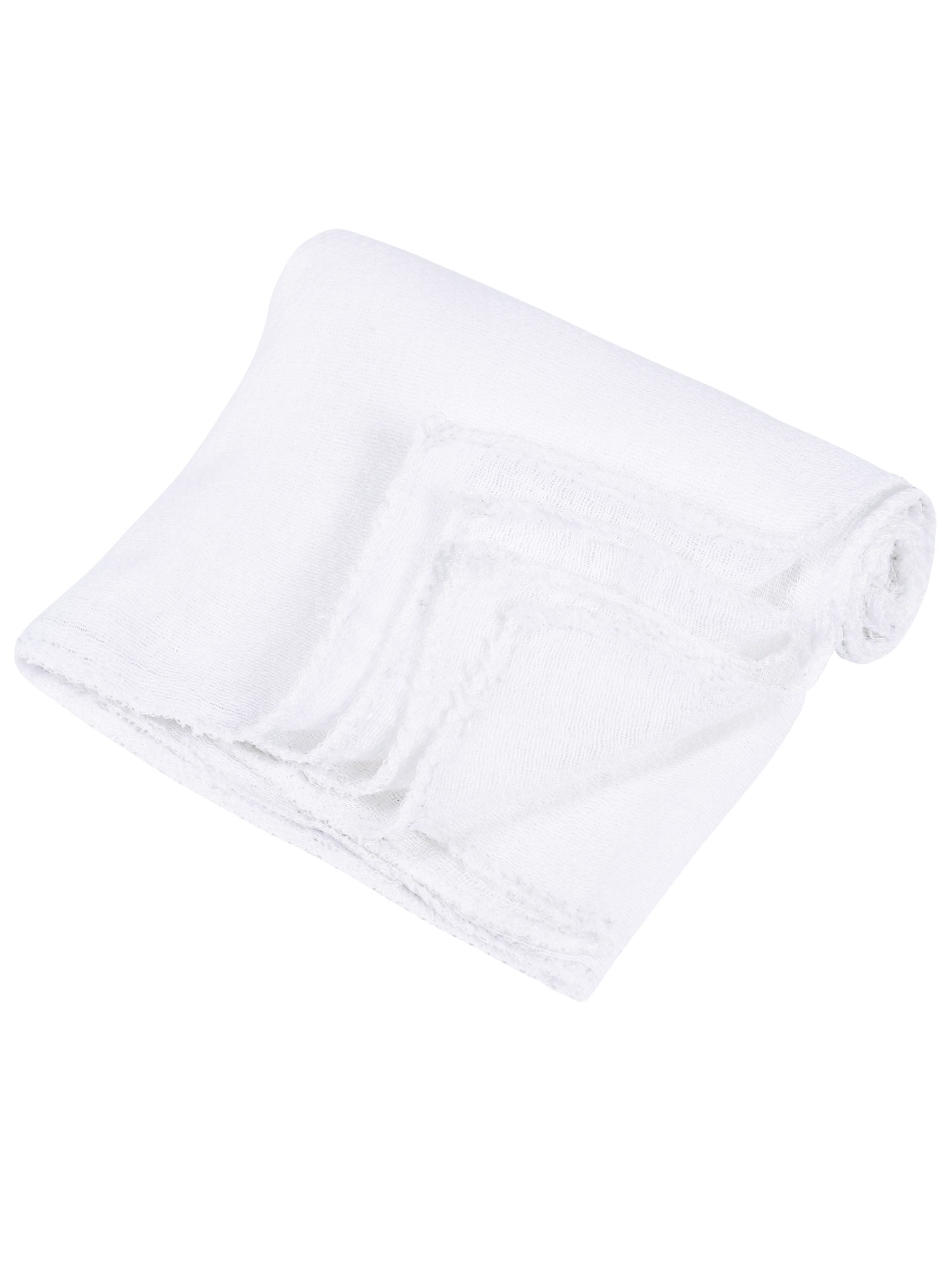 Gerber Baby Neutral White Cotton Flatfold Birdseye Diaper, 10-Pack, One Size