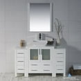 thumbnail image 2 of Sydney 54" w/ Vessel Sink and Double Side Cabinets (Glossy White), 2 of 7