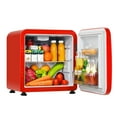 thumbnail image 2 of Costway Réfrigérateur Compact de 1,6 Pied Cube Porte Réversible Mini-Frigo Rouge, 2 of 10