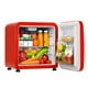Costway 1,6 Pieds Cubes Réfrigérateur Compact Porte Réversible Mini Réfrigérateur Rouge – image 2 sur 10