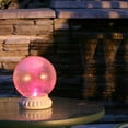 thumbnail image 5 of Chameleon Crackled Glass Solar Gazing Ball w/ Table Top Base, 5 of 6