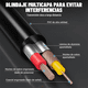 thumbnail image 2 of Cable Blossom  Siames 20 Metros Para Camaras Seguridad Cctv Bnc Video Negro, 2 of 5