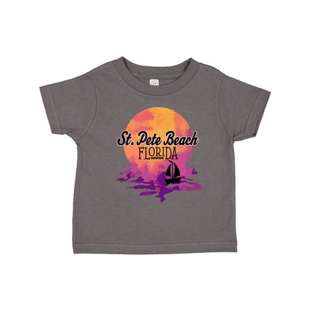 

Inktastic St. Pete Beach Florida Sunset Gift Toddler Toddler Girl T-Shirt