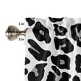 thumbnail image 6 of Leopard Skin Texture Small Curtain Rod Pocket Short Curtains Half Drapes Partition Cabinet Door Window Curtains Home Decor, 6 of 6