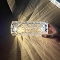 thumbnail image 3 of Decorativa Diamante para Escritorio Lámpara Proyector Cristal LED Carga USB Con Control Táctil Ajustable Sala Estar, 3 of 9