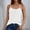 White, variant on SNKSDGM Female Spaghetti Strap Tank Top Petite White Tank Top Woman Crop Plus Size Solid Color Ice Silk Wrinkled Backless Loose Suspender Vest Top L