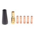 thumbnail image 2 of Kit de Soplete de Soldadura MIG de 24 Piezas, Puntas de Soldadura de LatóN de 0,8/0,9 Mm, Kit de Puntas para Boquilla de Flujo Sin Gas para FC90 Easy Weld, 2 of 7