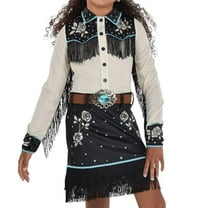 Amscan Cowboy Modern Western Girl Costume, Large 12-14