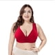thumbnail image 1 of Sujetador de realce de talla grande con cierre frontal, sujetador de Color sólido, ropa interior inalámbrica 36-46 para mujer, 1 of 2