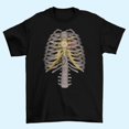 thumbnail image 5 of Old Glory Mens Steampunk Mechanical Skeleton Costume Short Sleeve T Shirt, 5 of 6