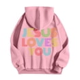 thumbnail image 4 of MHFRRA Sudaderas con Capucha para Hombre para Uso Informal, Cómodas y Holgadas, con Estampado Gráfico, Ideales para Actividades de Otoño E Invierno Rosa, 4 of 4