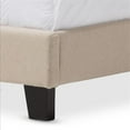thumbnail image 4 of Baxton Studio Paris Modern And Contemporary Upholstered Tufting Platform Bed-Color:Beige, 4 of 6