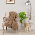 thumbnail image 3 of Metro All-Season 100% Cotton Thermal Woven Blanket Taupe / Twin/Twin XL, 3 of 4