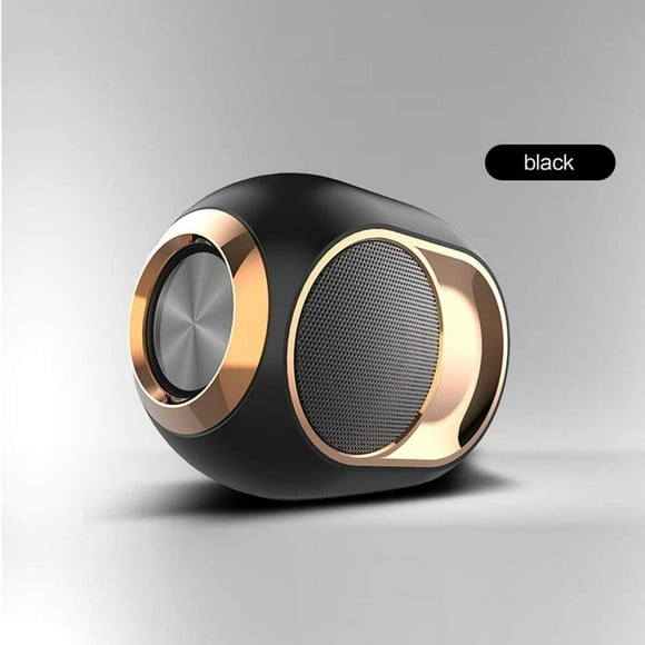 Wireless Bluetooth Speaker Powerful 5 Watt Wireless 360 ° Sound Bluetooth Speakers V5.0 with Waterproof Shockproof Microphone and Pure Bass (Black)