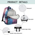 thumbnail image 4 of Colorful Burst Pattern Backpack for School,Cute School Bag,Schoolbag with Adjustable Shoulder Straps & Padded Back,15.25"x11.5"x5.25", 4 of 5