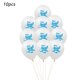 thumbnail image 3 of Globo de látex de 12 pulgadas para decoración de fiesta de cumpleaños, globo de nube azul y blanca, pancarta de avión, 10 unidades, 3 of 5