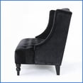 thumbnail image 5 of Modern Glam Velvet Loveseat with Wingback - 50.25” Wide for Living Room, Jewel-Tone Design, 5 of 12