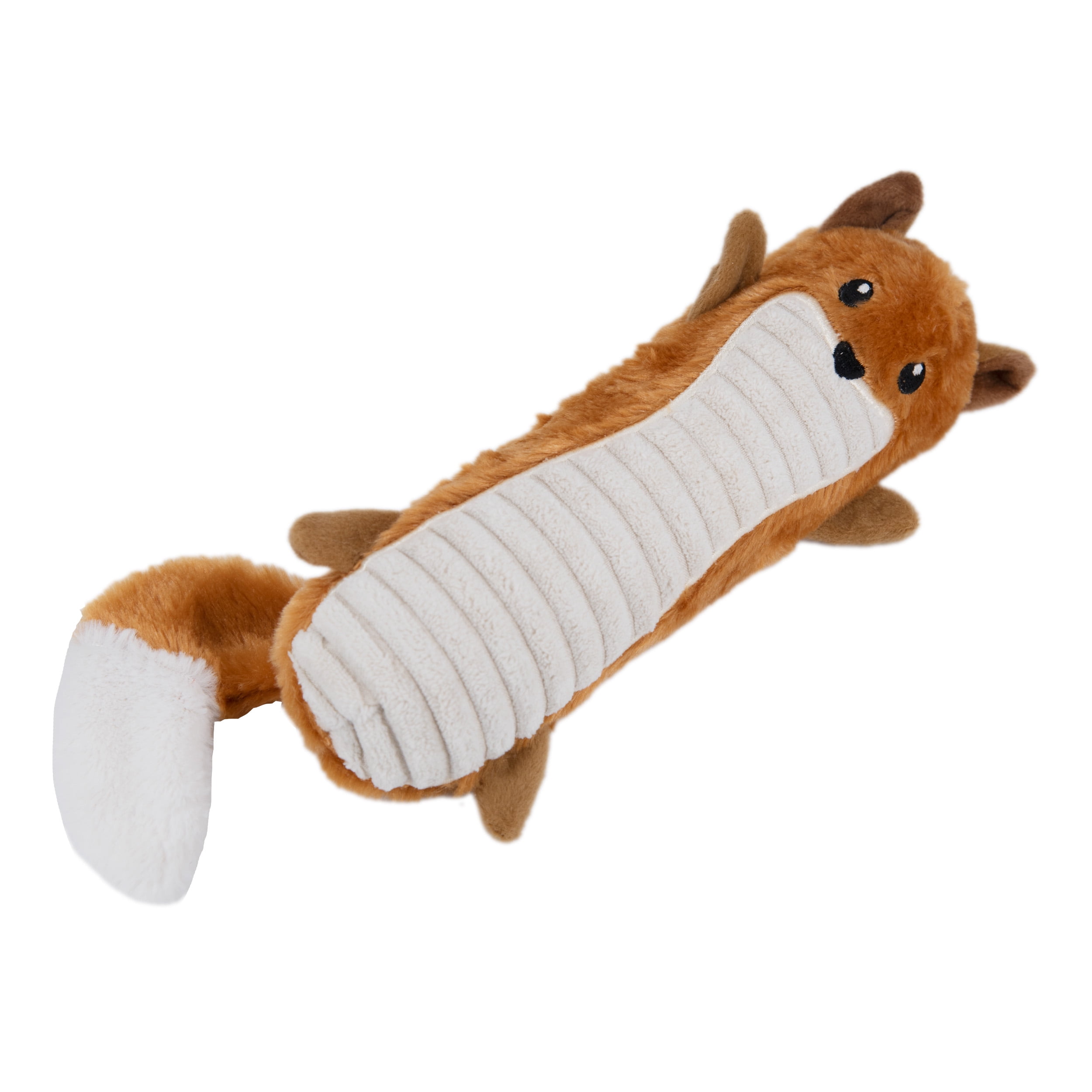 OUTWARD HOUND Holiday Stuffing Free Reindeer Dog Toy - St Petersbark, LLC