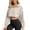 Khaki, variant on Long Sleeve Shirts for Women Half Zip Stand Collar Slim Sweatshirt Pullover Solid Color Top Sports Outerwear