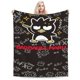 thumbnail image 1 of Manta de dibujos animados Badtz-Maru, manta de vellón ultra suave y acogedora de lujo para sofá cama, mantas de franela cálidas para todas las estaciones, ropa de cama para niños, adolescentes y, 1 of 7
