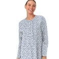 thumbnail image 5 of Aria Women’s 100% Cotton Woven Flannel Long Sleeve Nightgown, Sizes XS-5X, 5 of 6